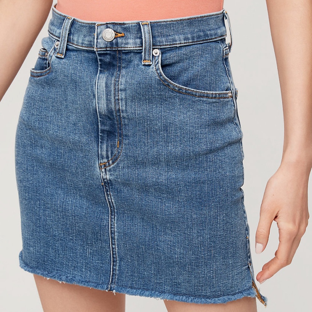 Wilfred Free denim skirt